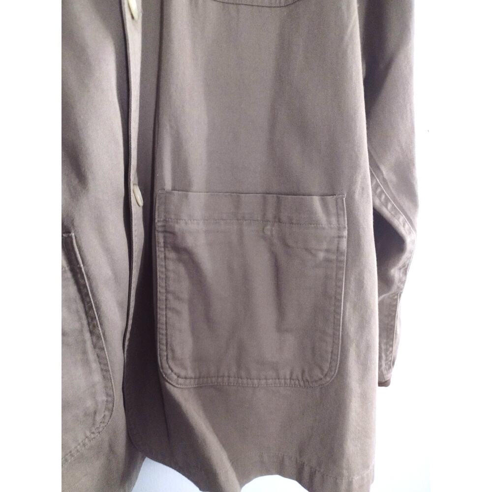 Travelsmith XXL Mens Cotton Safari Sport Jacket Coat Suede Elbow Patches 2XL - Picture 6 of 15